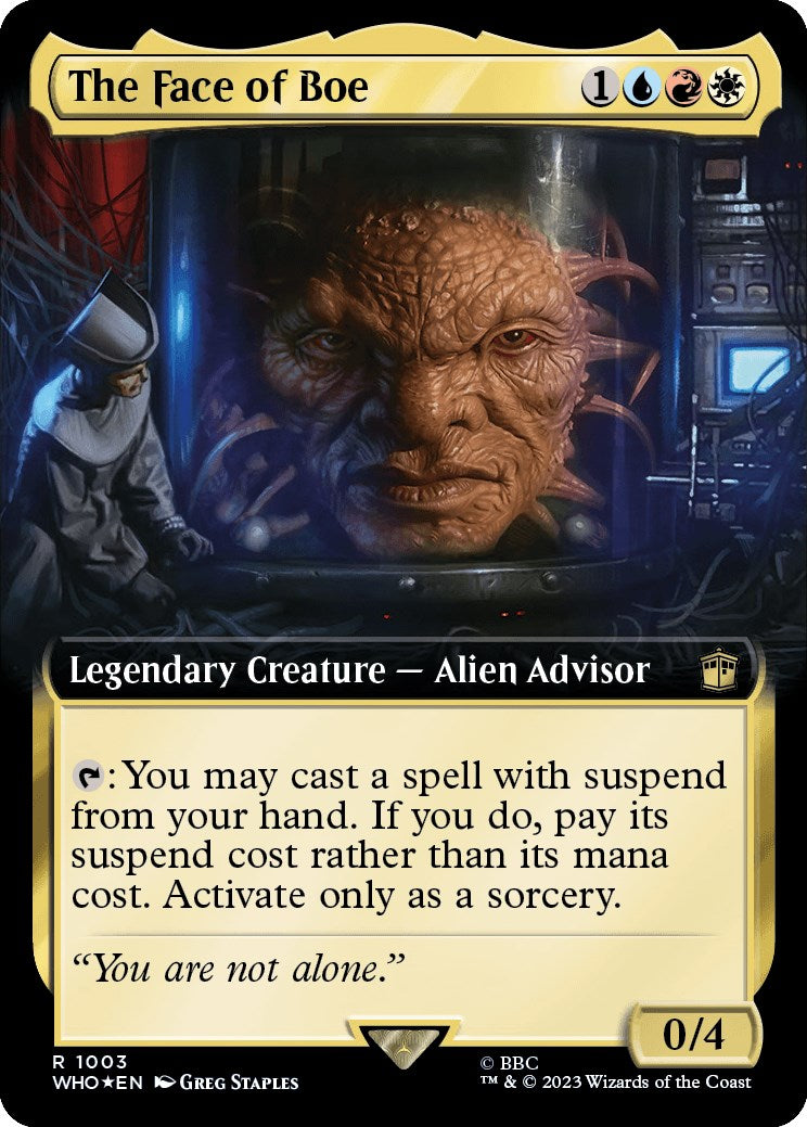 The Face of Boe (Extended Art) (Surge Foil) [Doctor Who] | Dragon's Lair Comics and Fantasy Houston TX