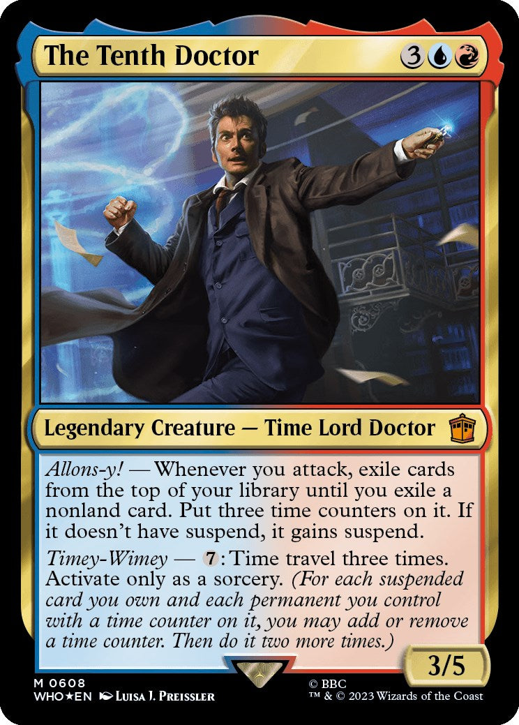 The Tenth Doctor (Surge Foil) [Doctor Who] | Dragon's Lair Comics and Fantasy Houston TX