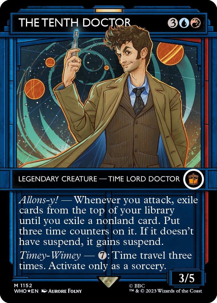 The Tenth Doctor (Showcase) (Surge Foil) [Doctor Who] | Dragon's Lair Comics and Fantasy Houston TX