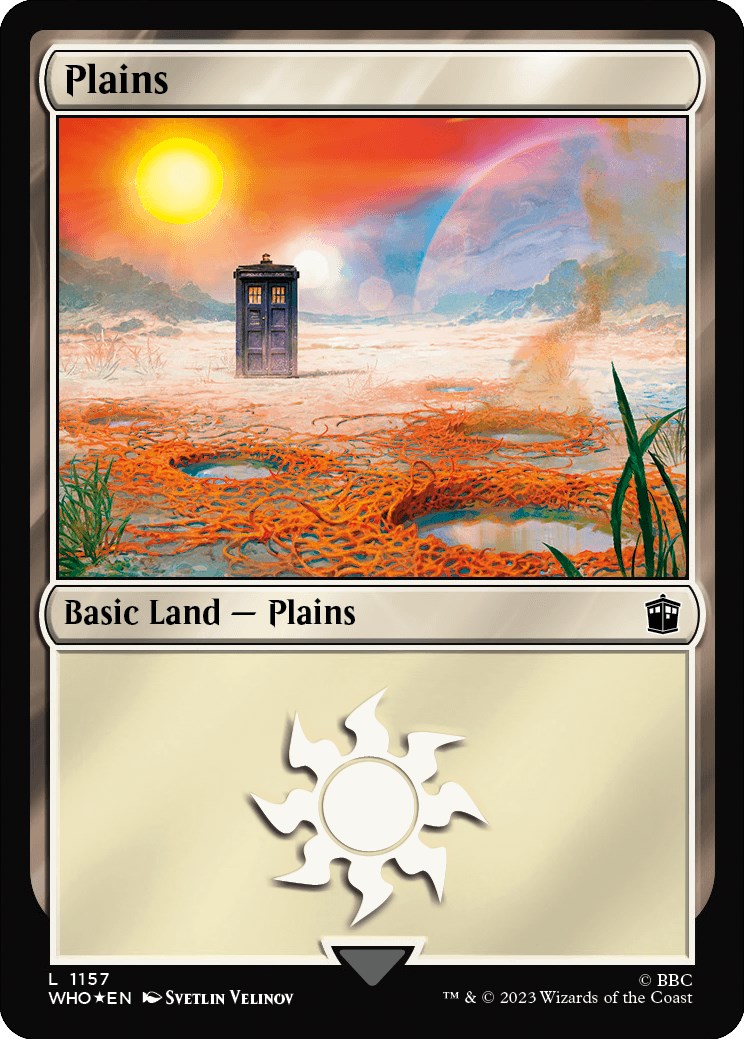 Plains (1157) (Surge Foil) [Doctor Who] | Dragon's Lair Comics and Fantasy Houston TX