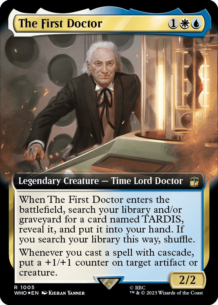 The First Doctor (Extended Art) (Surge Foil) [Doctor Who] | Dragon's Lair Comics and Fantasy Houston TX