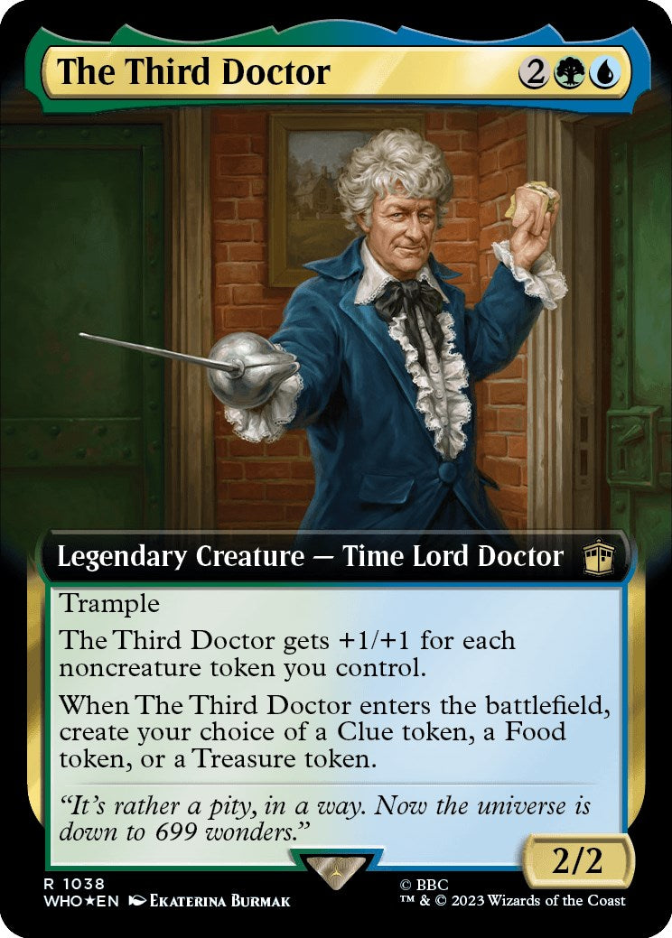 The Third Doctor (Extended Art) (Surge Foil) [Doctor Who] | Dragon's Lair Comics and Fantasy Houston TX