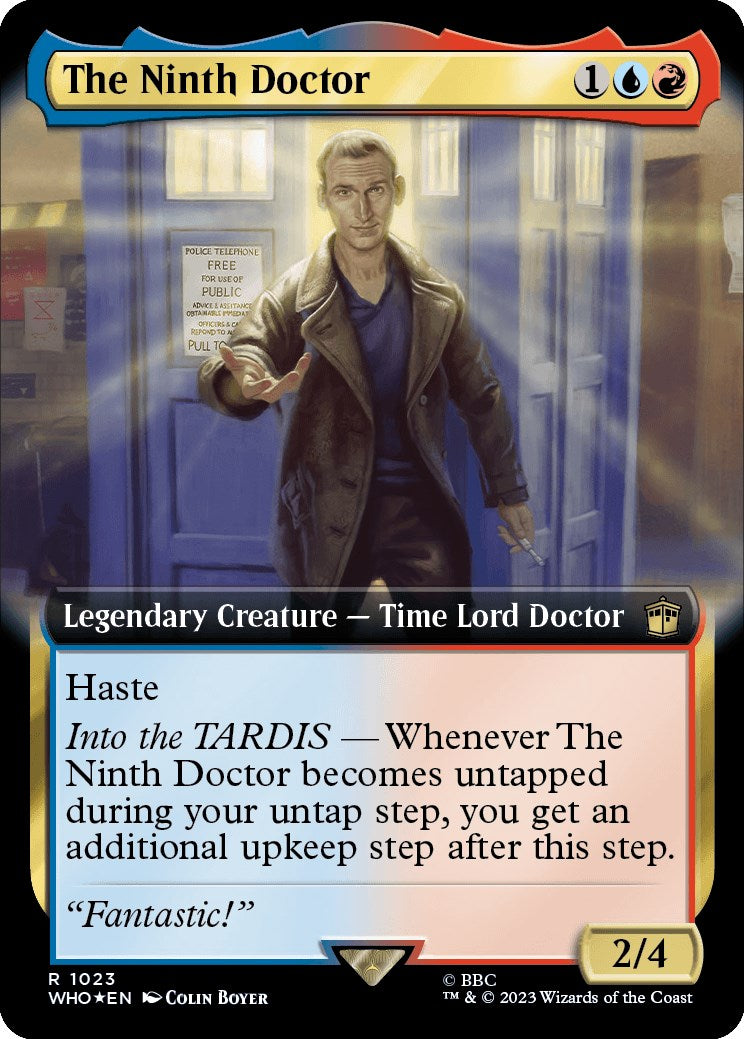 The Ninth Doctor (Extended Art) (Surge Foil) [Doctor Who] | Dragon's Lair Comics and Fantasy Houston TX