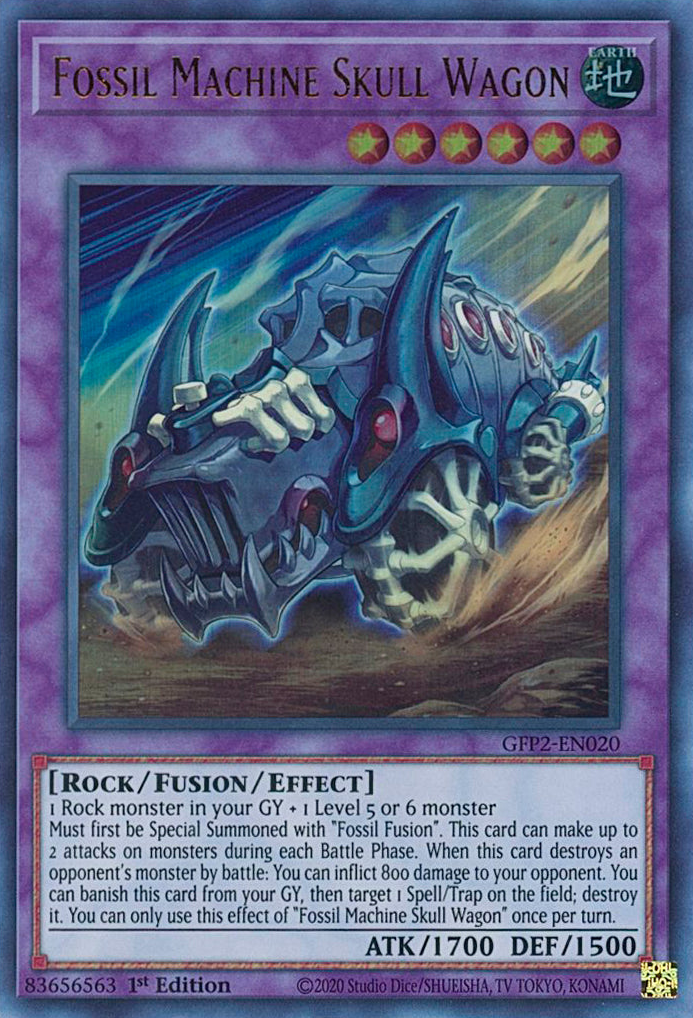 Fossil Machine Skull Wagon [GFP2-EN020] Ultra Rare | Dragon's Lair Comics and Fantasy Houston TX