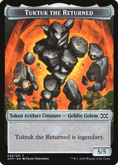 Eldrazi Spawn // Tuktuk the Returned Double-Sided Token [Double Masters Tokens] | Dragon's Lair Comics and Fantasy Houston TX