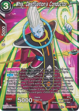 Whis, Destruction's Conductor (EX11-03) [Universe 7 Unison] | Dragon's Lair Comics and Fantasy Houston TX