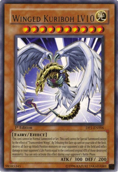 Winged Kuriboh LV10 [DP1-EN006] Rare | Dragon's Lair Comics and Fantasy Houston TX