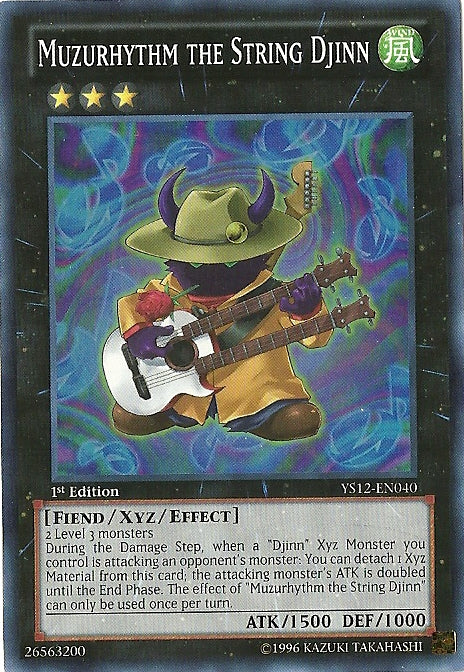 Muzurhythm the String Djinn [YS12-EN040] Super Rare | Dragon's Lair Comics and Fantasy Houston TX