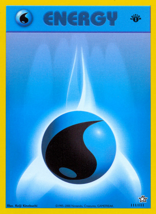 Water Energy (111/111) [Neo Genesis 1st Edition] | Dragon's Lair Comics and Fantasy Houston TX