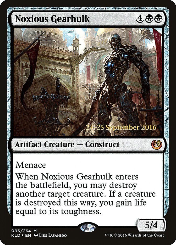 Noxious Gearhulk [Kaladesh Prerelease Promos] | Dragon's Lair Comics and Fantasy Houston TX