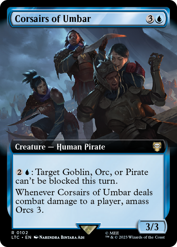 Corsairs of Umbar (Extended Art) [The Lord of the Rings: Tales of Middle-Earth Commander] | Dragon's Lair Comics and Fantasy Houston TX