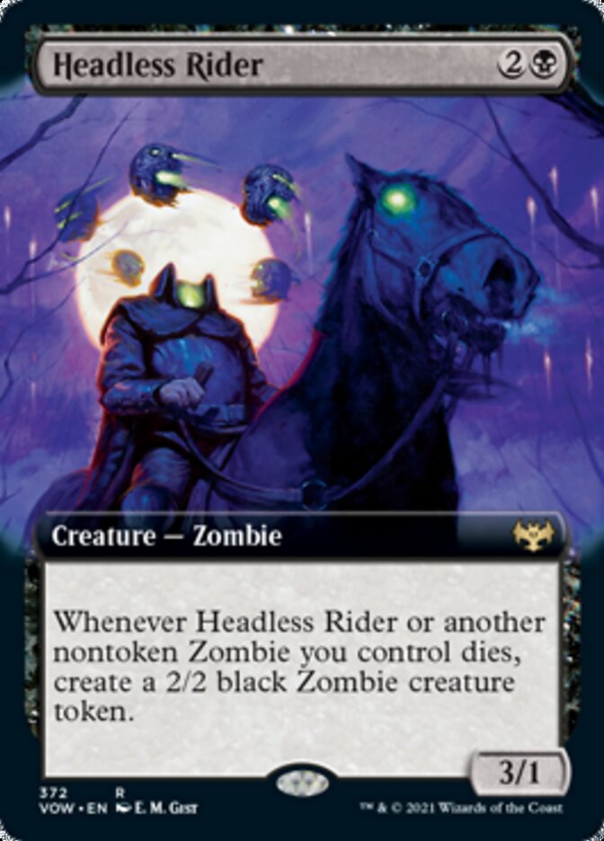 Headless Rider (Extended Art) [Innistrad: Crimson Vow] | Dragon's Lair Comics and Fantasy Houston TX