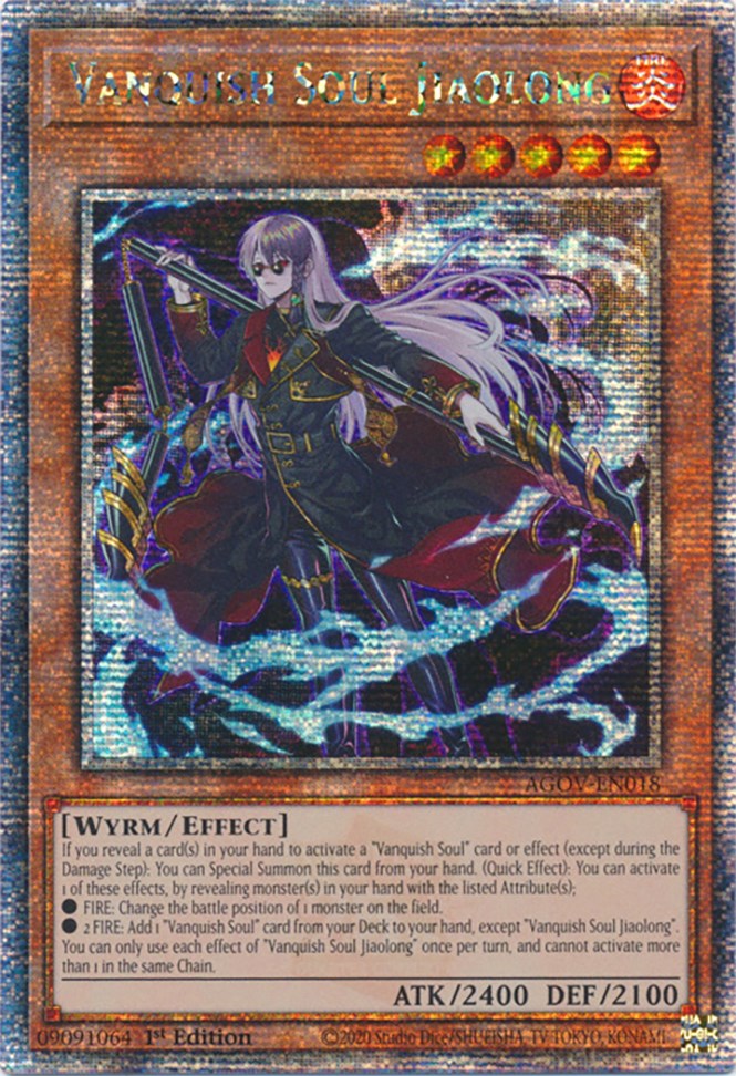 Vanquish Soul Jiaolong (Quarter Century Secret Rare) [AGOV-EN018] Quarter Century Secret Rare | Dragon's Lair Comics and Fantasy Houston TX