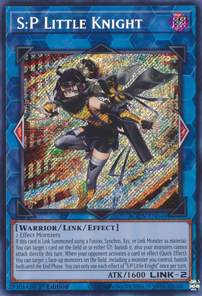 S:P Little Knight [AGOV-EN046] Secret Rare | Dragon's Lair Comics and Fantasy Houston TX