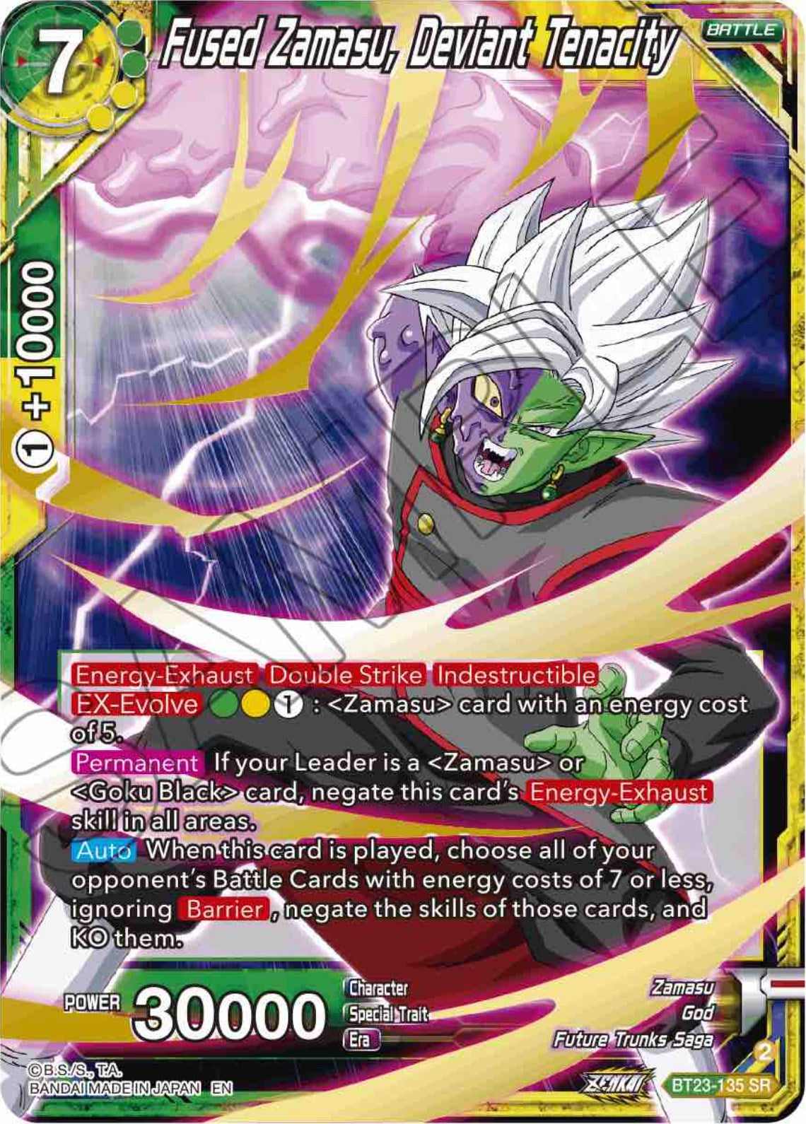 Fused Zamasu, Deviant Tenacity (BT23-135) [Perfect Combination] | Dragon's Lair Comics and Fantasy Houston TX