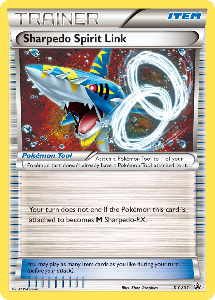 Sharpedo Spirit Link (XY201) [XY: Black Star Promos] | Dragon's Lair Comics and Fantasy Houston TX