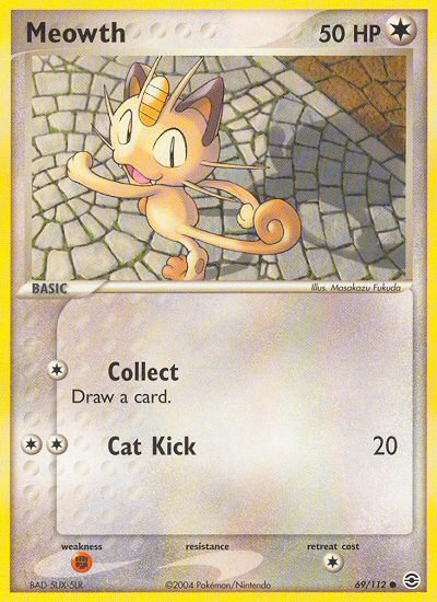 Meowth (69/112) [EX: FireRed & LeafGreen] | Dragon's Lair Comics and Fantasy Houston TX