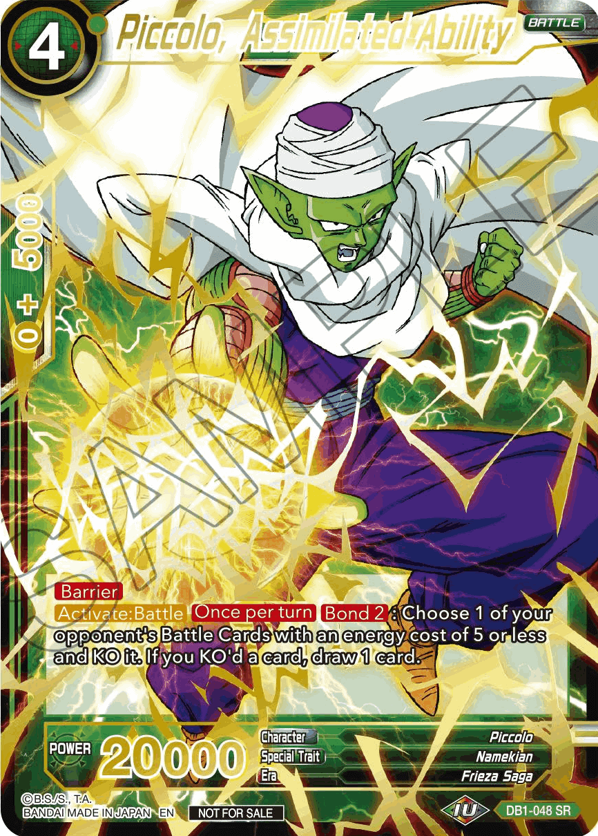 Piccolo, Assimilated Ability (Alt. Art Card Set 2023 Vol. 1) (DB1-048) [Tournament Promotion Cards] | Dragon's Lair Comics and Fantasy Houston TX