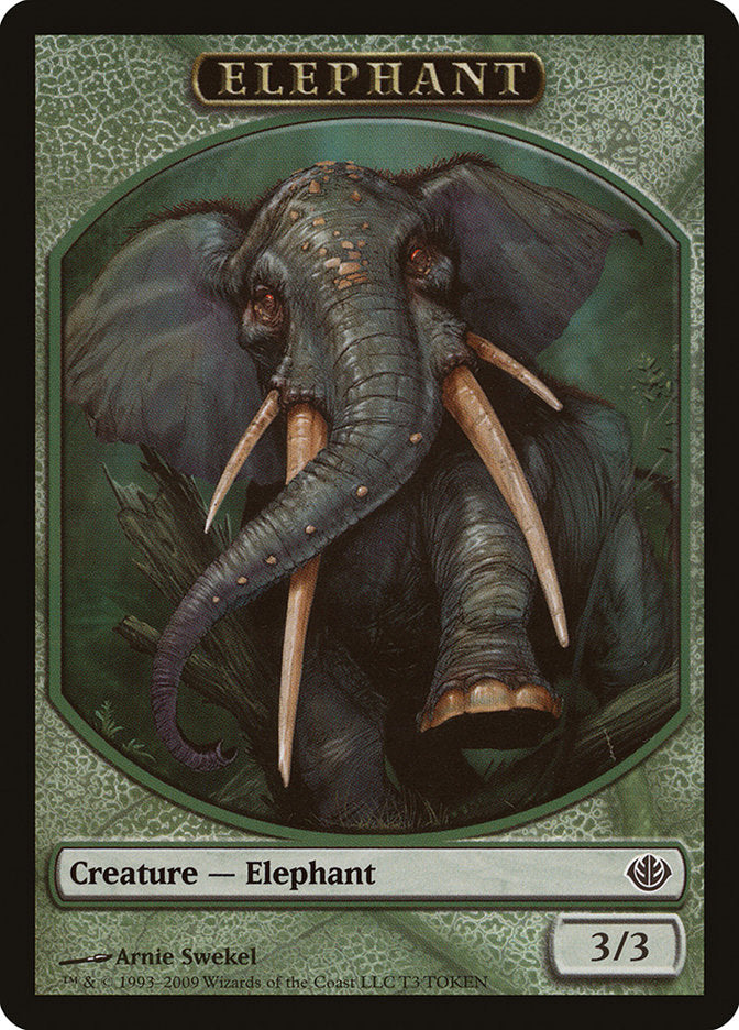 Elephant Token [Duel Decks: Garruk vs. Liliana Tokens] | Dragon's Lair Comics and Fantasy Houston TX