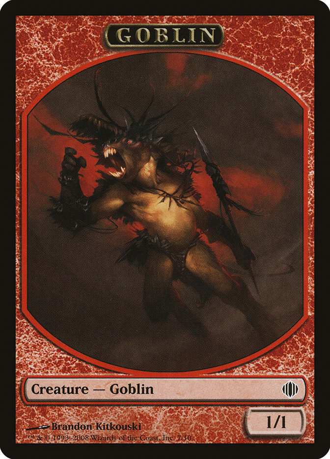 Goblin Token [Shards of Alara Tokens] | Dragon's Lair Comics and Fantasy Houston TX