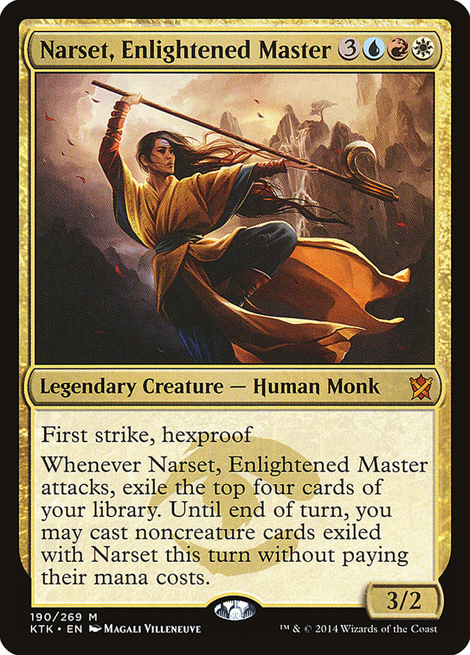 Narset, Enlightened Master [Khans of Tarkir] | Dragon's Lair Comics and Fantasy Houston TX