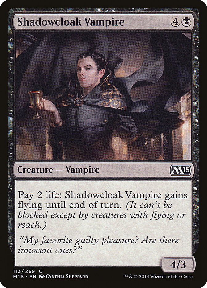 Shadowcloak Vampire [Magic 2015] | Dragon's Lair Comics and Fantasy Houston TX
