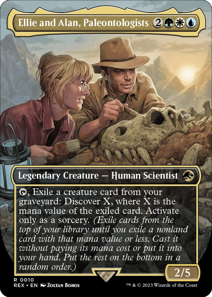 Ellie and Alan, Paleontologists (Borderless) [Jurassic World Collection] | Dragon's Lair Comics and Fantasy Houston TX