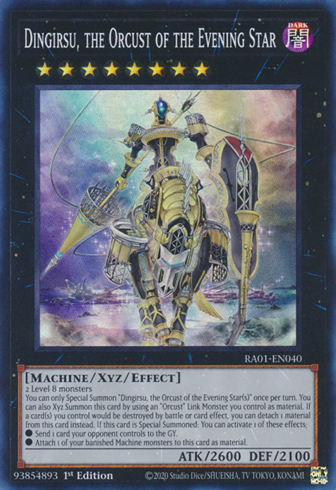 Dingirsu, the Orcust of the Evening Star [RA01-EN040] Super Rare | Dragon's Lair Comics and Fantasy Houston TX