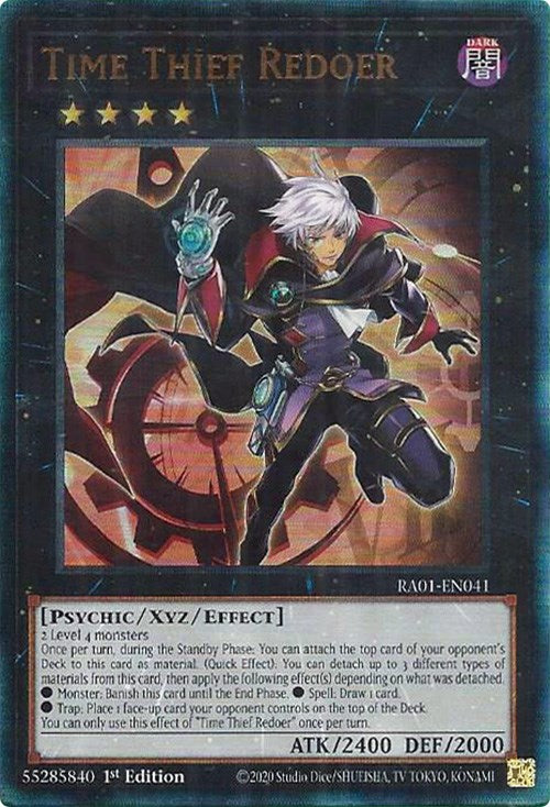 Time Thief Redoer [RA01-EN041] Prismatic Ultimate Rare | Dragon's Lair Comics and Fantasy Houston TX