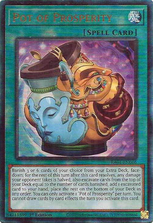 Pot of Prosperity [RA01-EN066] Prismatic Ultimate Rare | Dragon's Lair Comics and Fantasy Houston TX