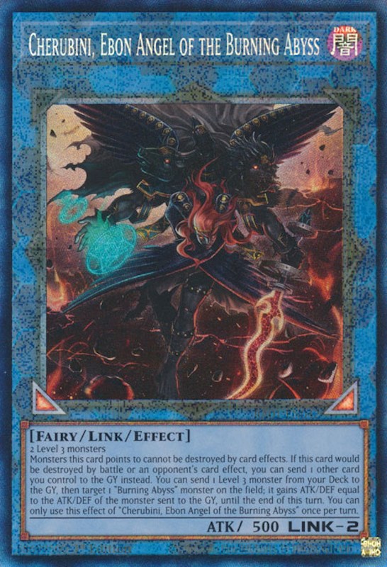 Cherubini, Ebon Angel of the Burning Abyss [RA01-EN042] Prismatic Collector's Rare | Dragon's Lair Comics and Fantasy Houston TX