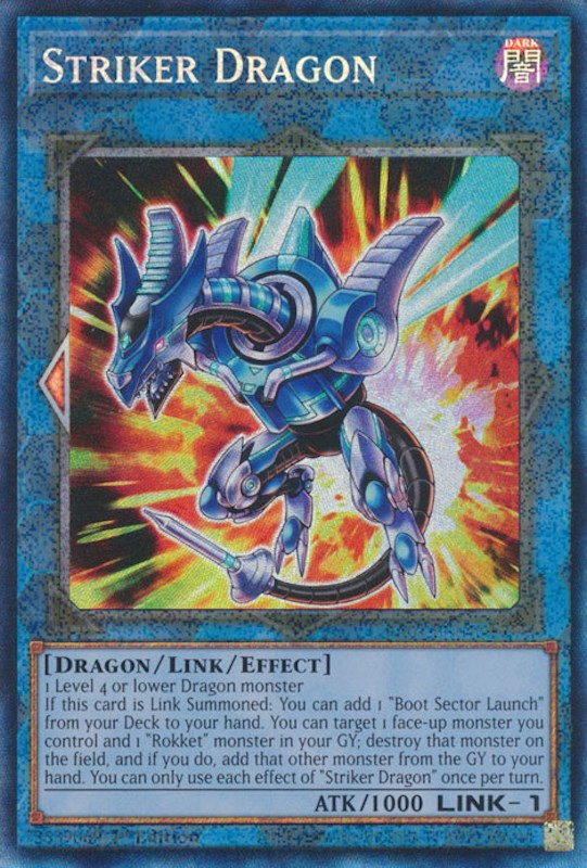 Striker Dragon [RA01-EN046] Prismatic Collector's Rare | Dragon's Lair Comics and Fantasy Houston TX