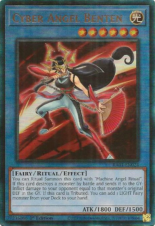 Cyber Angel Benten [RA01-EN024] Prismatic Ultimate Rare | Dragon's Lair Comics and Fantasy Houston TX