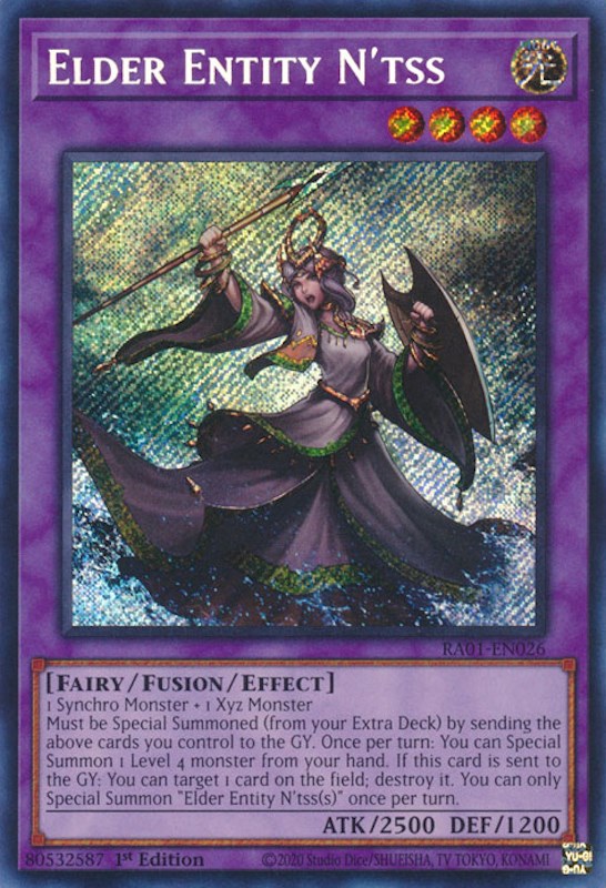 Elder Entity N'tss [RA01-EN026] Secret Rare | Dragon's Lair Comics and Fantasy Houston TX