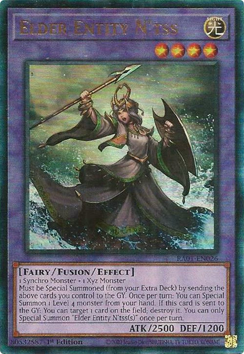 Elder Entity N'tss [RA01-EN026] Prismatic Ultimate Rare | Dragon's Lair Comics and Fantasy Houston TX