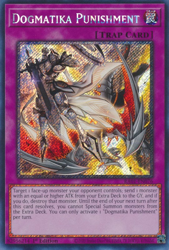 Dogmatika Punishment [RA01-EN076] Platinum Secret Rare | Dragon's Lair Comics and Fantasy Houston TX