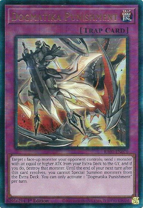 Dogmatika Punishment [RA01-EN076] Prismatic Ultimate Rare | Dragon's Lair Comics and Fantasy Houston TX