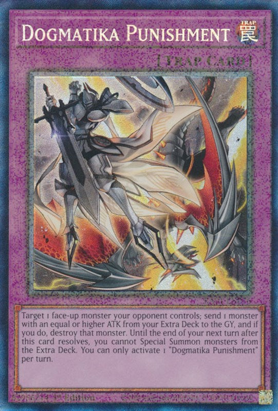 Dogmatika Punishment [RA01-EN076] Prismatic Collector's Rare | Dragon's Lair Comics and Fantasy Houston TX