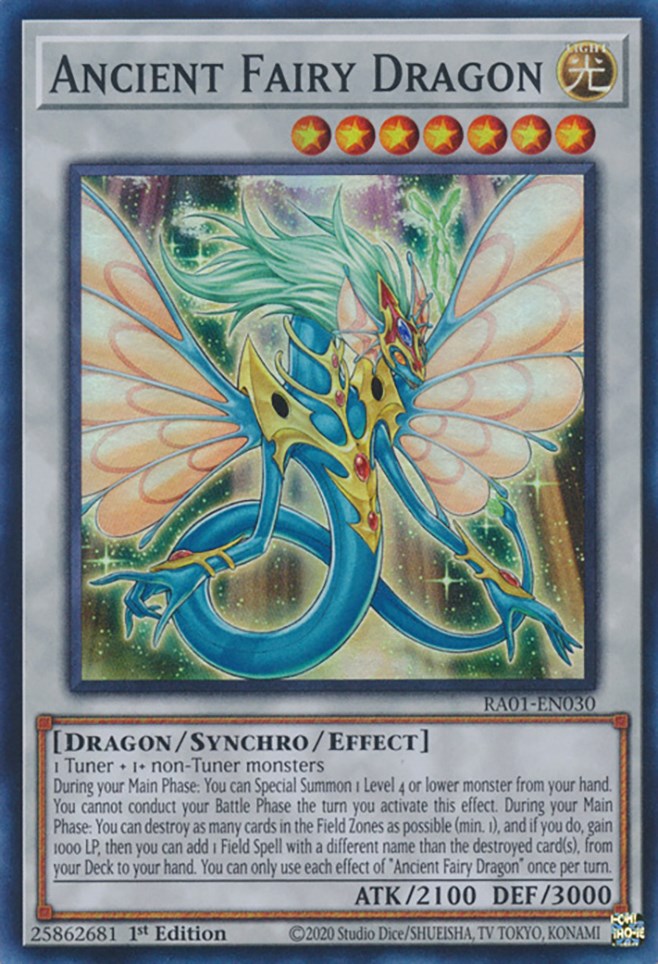 Ancient Fairy Dragon [RA01-EN030] Super Rare | Dragon's Lair Comics and Fantasy Houston TX