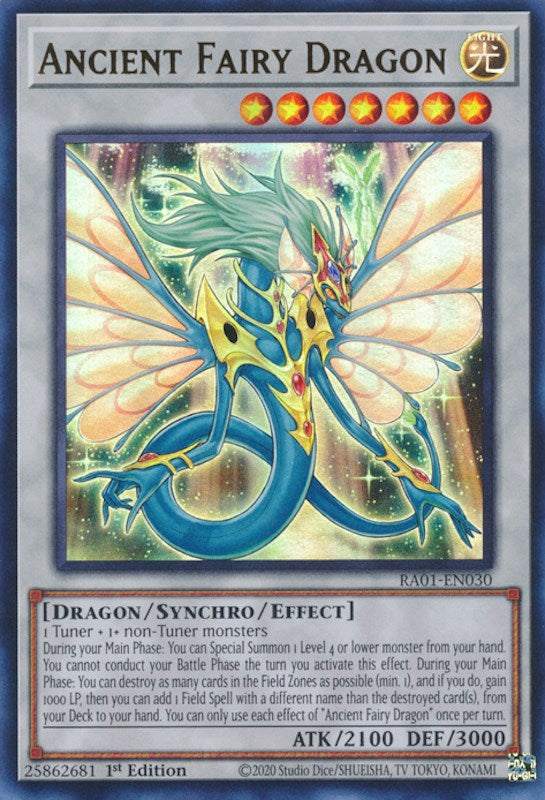 Ancient Fairy Dragon [RA01-EN030] Ultra Rare | Dragon's Lair Comics and Fantasy Houston TX