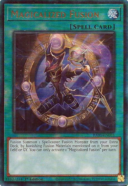 Magicalized Fusion [RA01-EN058] Prismatic Ultimate Rare | Dragon's Lair Comics and Fantasy Houston TX