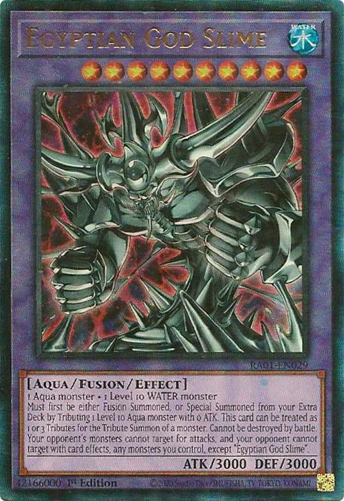 Egyptian God Slime [RA01-EN029] Prismatic Ultimate Rare | Dragon's Lair Comics and Fantasy Houston TX