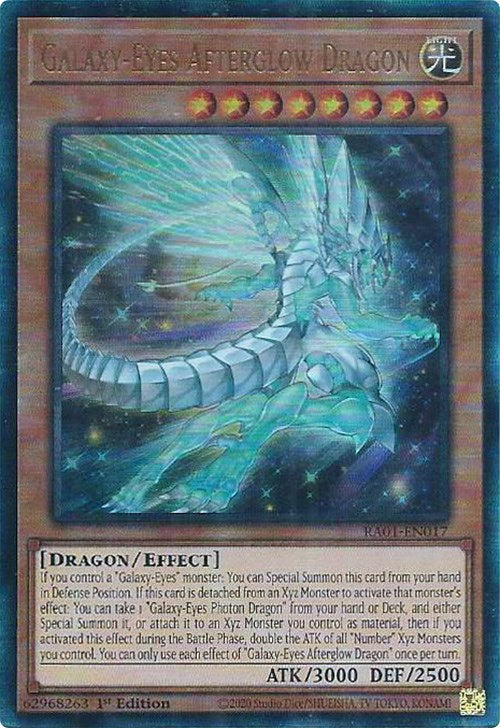 Galaxy-Eyes Afterglow Dragon [RA01-EN017] Prismatic Ultimate Rare | Dragon's Lair Comics and Fantasy Houston TX