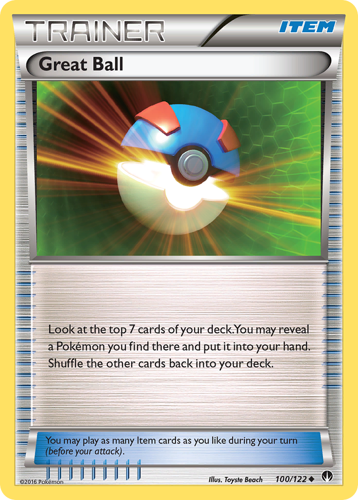 Great Ball (100/122) [XY: BREAKpoint] | Dragon's Lair Comics and Fantasy Houston TX