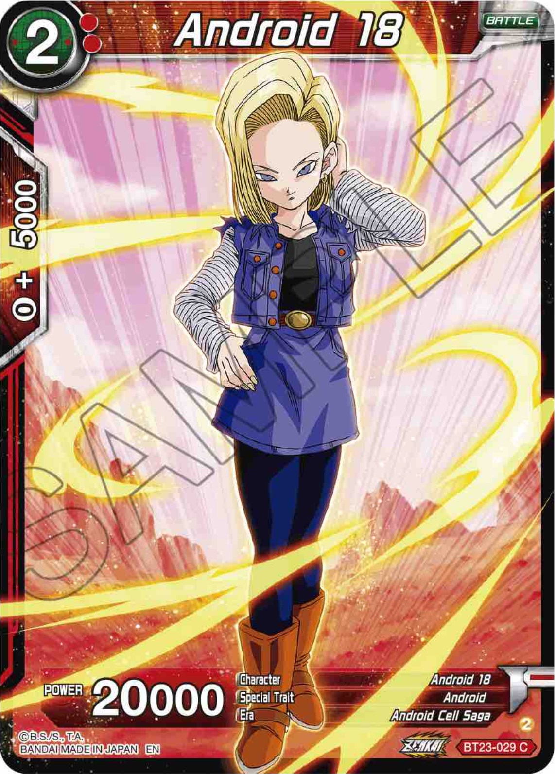 Android 18 (BT23-029) [Perfect Combination] | Dragon's Lair Comics and Fantasy Houston TX