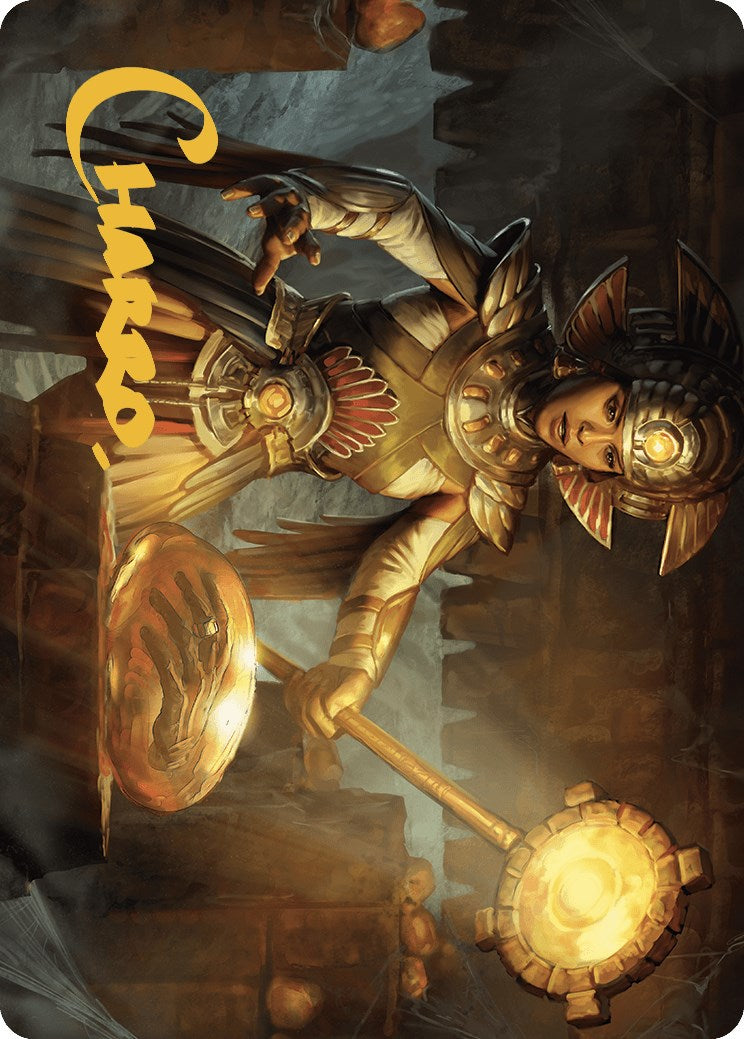 Curator of Sun's Creation Art Card (Gold-Stamped Signature) [The Lost Caverns of Ixalan Art Series] | Dragon's Lair Comics and Fantasy Houston TX