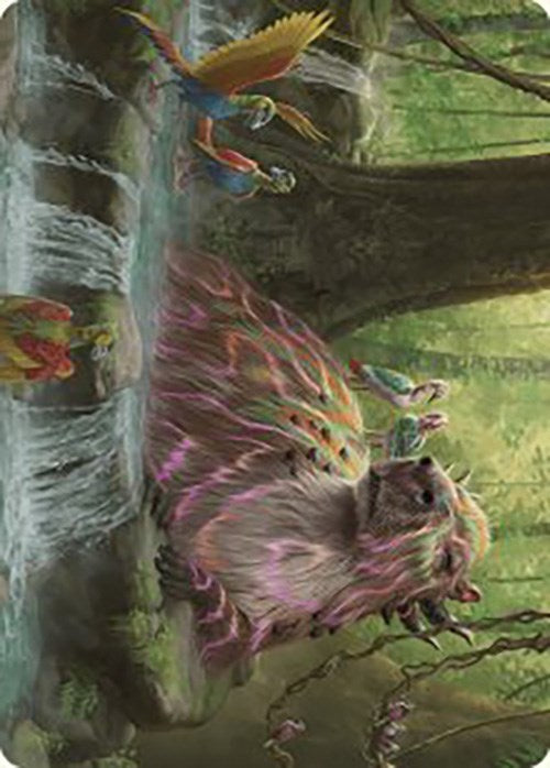 Basking Capybara Art Card [The Lost Caverns of Ixalan Art Series] | Dragon's Lair Comics and Fantasy Houston TX