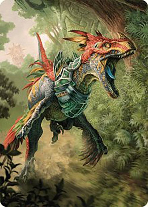 Dinosaur Token Art Card [The Lost Caverns of Ixalan Art Series] | Dragon's Lair Comics and Fantasy Houston TX