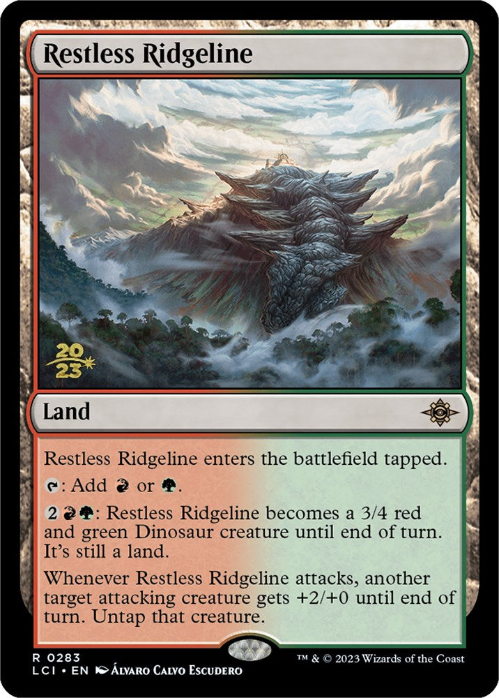 Restless Ridgeline [The Lost Caverns of Ixalan Prerelease Cards] | Dragon's Lair Comics and Fantasy Houston TX