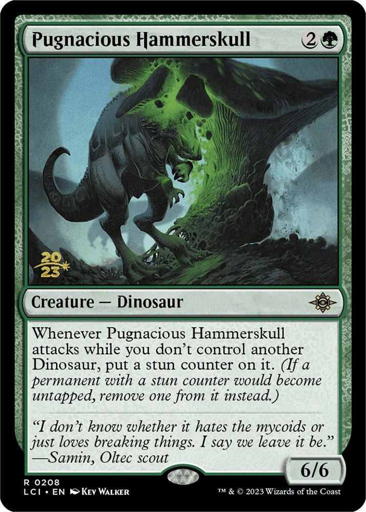 Pugnacious Hammerskull [The Lost Caverns of Ixalan Prerelease Cards] | Dragon's Lair Comics and Fantasy Houston TX